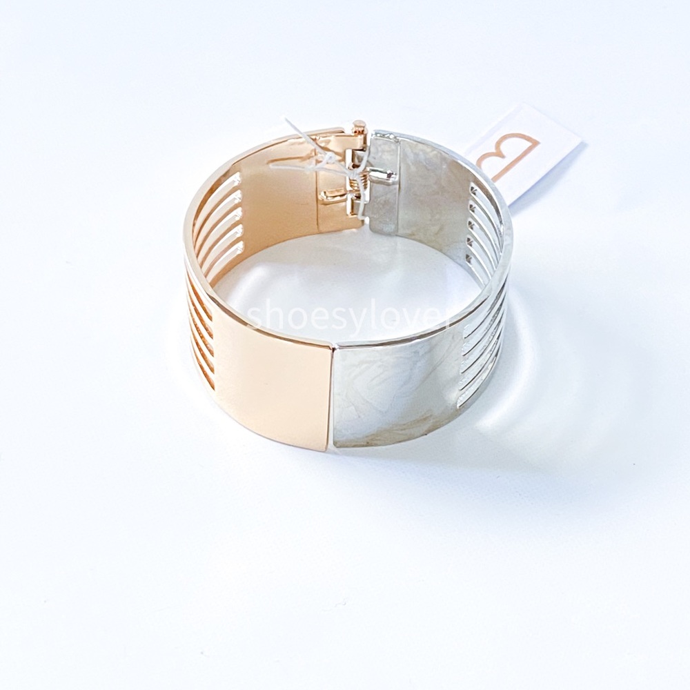 Bancroft Two Tone Bangle - Picture 2 of 6